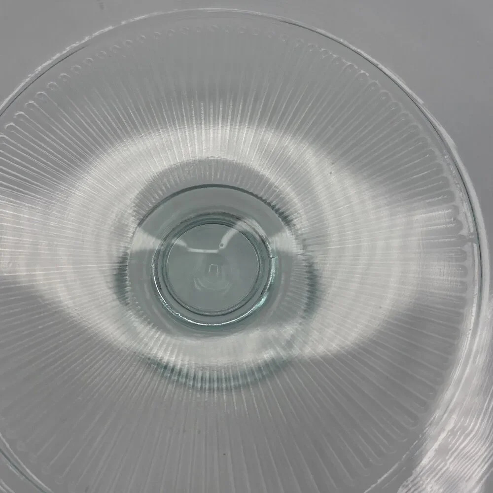 Vintage Pyrex 61C Blue Tinted Clear Glass Replacement Lid 8.75” Round 2.5 Qt